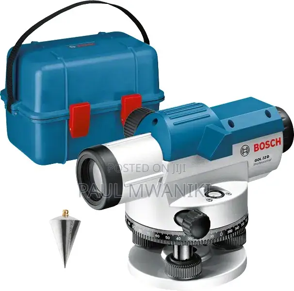 Bosch GOL 32D Optical Level with Staff and Stand - 1