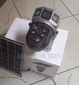 Dual Lens 4G Solar CCTV Camera - Outdoor Surveillance