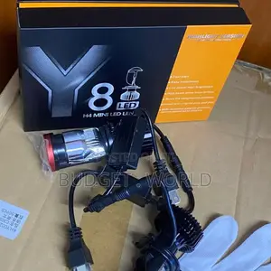 Y8 H4 LED Projector Car Headlight Bulbs - Ultra-Bright