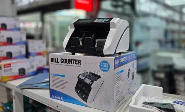 Heavy-Duty Bank Business Money Counting Machine (1,000 Notes/Min) - 1