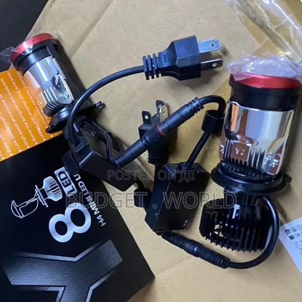 Y8 H4 LED Projector Headlight Bulbs - 30,000LM - 1