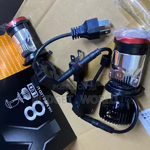 Y8 H4 LED Projector Headlight Bulbs - 30,000LM