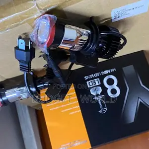 Y8 H4 LED Mini Projector Headlights - 6000K White Beam