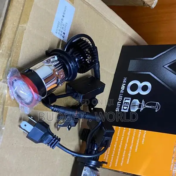 Y8 H4 LED Car Headlamps - 30,000LM Mini Projector Bulbs - 1