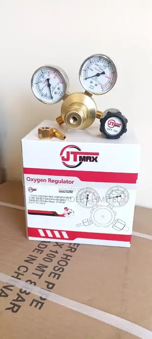 Jtmax Oxygen Regulator - Single Stage, 2 Gauge, 10 Bar Max