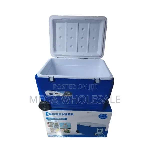 Premier 100L Portable Cooler Box Ice Box Chiller - 1
