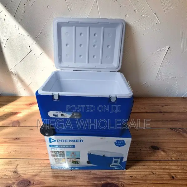 Premier 100L Portable Cooler Box Ice Box Chiller - 1