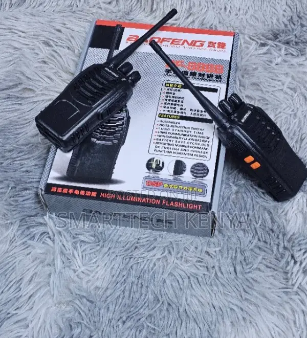 2 Pairs Baofeng BF-888S Walkie Talkies, 5KM Range - 1