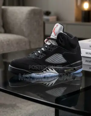 Air Jordan 5 Black / Wolf Grey