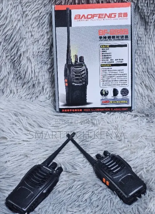 Baofeng 5km Range Walkie Talkie (Pair) - 1