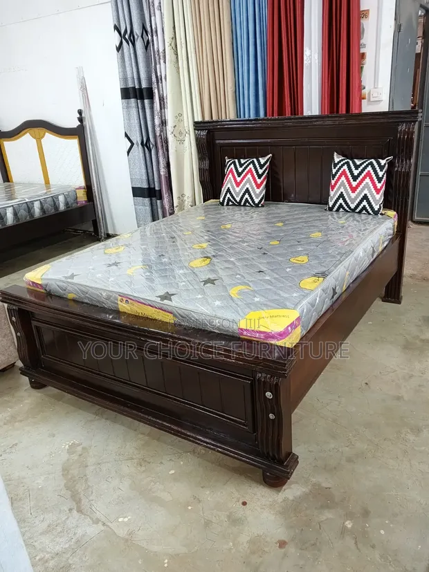 Your Choice Furniture Diagonal King Size Bed - 1