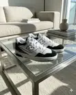 New Balance 550 Low-Top Sneakers - White Leather - 4