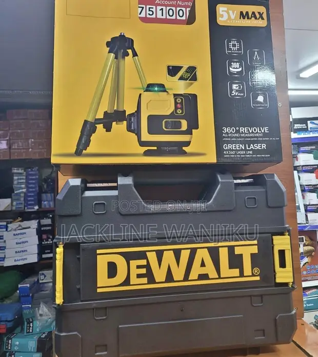 New DeWalt 16-Line Cordless Laser Level - 1