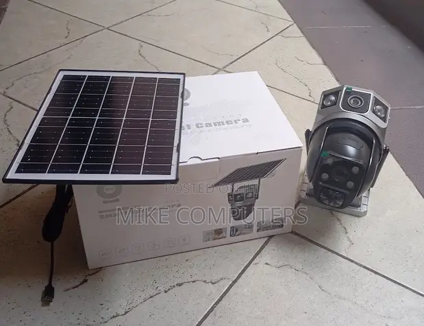 Smart Net V380 Dual Lens 4G Solar Security Camera - 1