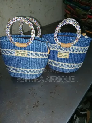 Kiondo Handbag with Beaded Handles