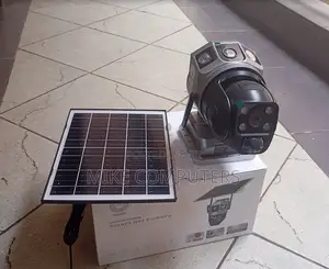 V380 Pro Dual Lens Solar Camera - 360° Outdoor Security
