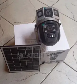 4G Dual Lens Solar CCTV Camera - Day/Night Surveillance