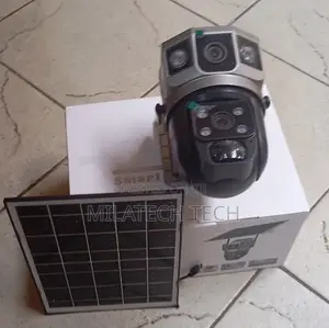 Dual Lens 4G Solar Security Camera - Outdoor CCTV