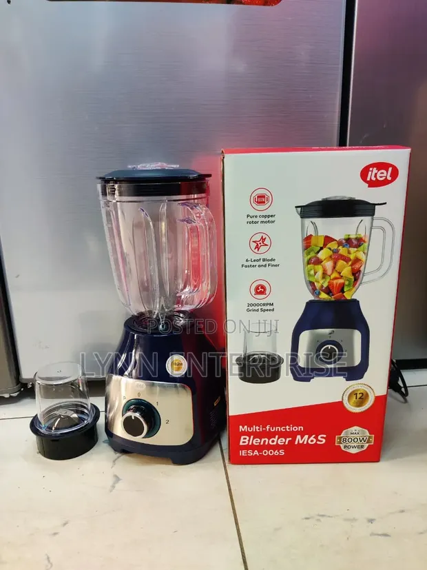 Itel Blender 800W yenye Jug ya 1.8L - 1