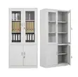 2-Door Metallic Half Glass Lockable File Cabinet - 5