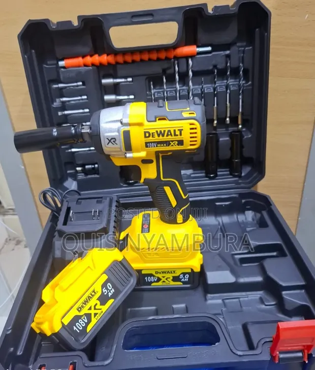 Dewalt 108V Cordless Impact Wrench Drill - 1