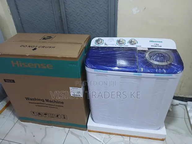 Hisense 7.5kg Twin Tub Semi-Automatic Washing Machine - 1