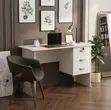 1200mm White Home Office Study Desk - 3