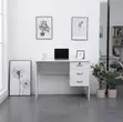 1200mm White Home Office Study Desk - 5