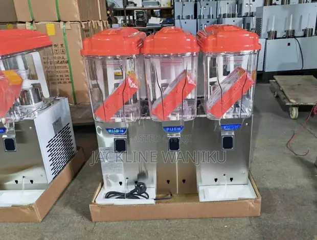 Commercial 3 Slot Juicer Dispenser Machine - 1