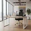 Adjustable Fabric Office Chair with Headrest - 4