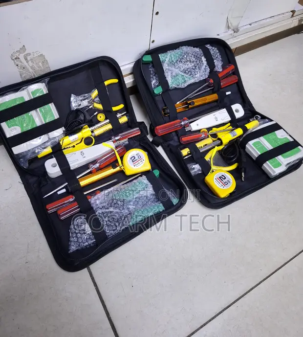 Network Cabling Installation Tool Set with Crimping Tool - 1