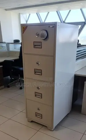4-Drawer Fireproof Filing Cabinet