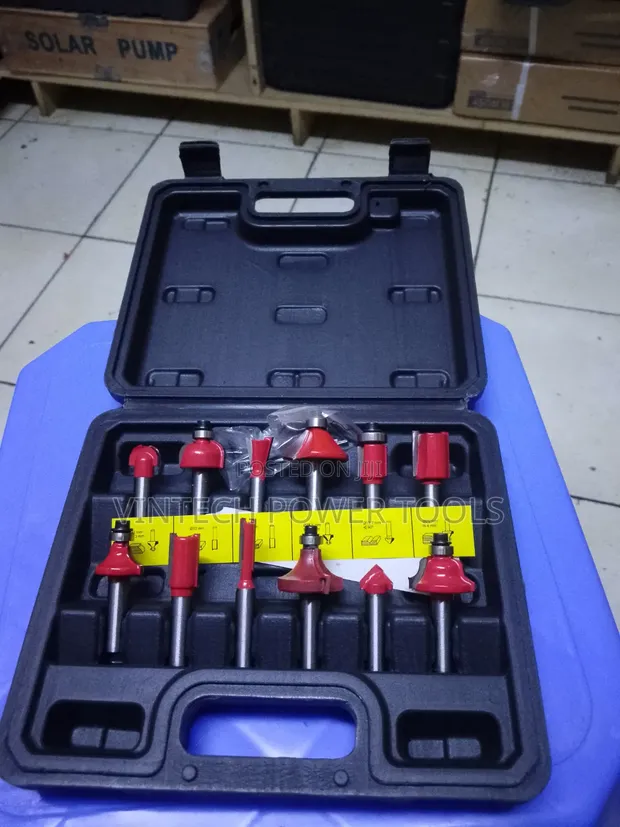 Router Bits Set 8mm Shank (12 Pieces) - 1