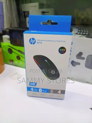 HP W10 Dual Connectivity Mouse with RGB Lighting