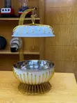 8.0L Round Chafing Dish Food Warmer - 3