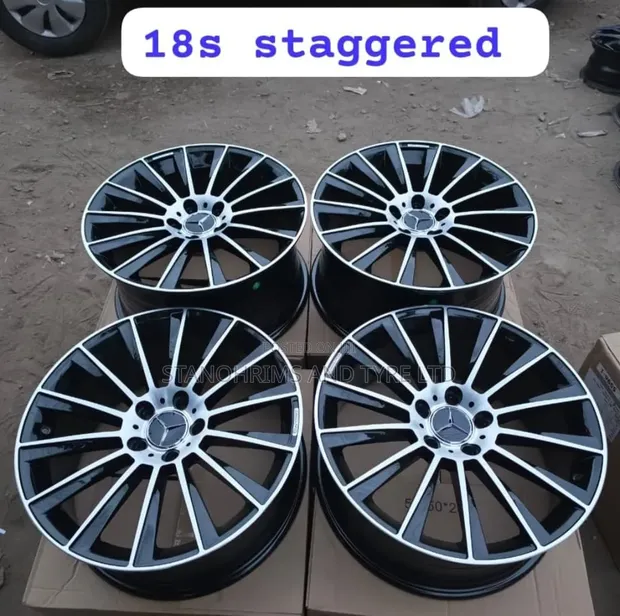 Mercedes Benz Size 18 Staggered Alloy Rims - 1