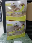 Vibrant Graffiti Inflatable Armchair & Footstool Set - 2