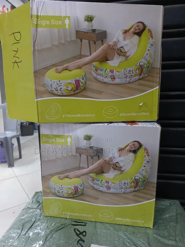 Ergonomic Air Sofa with Ottoman - Brand New - 1