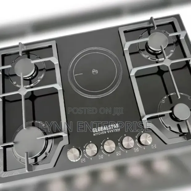 Globalstar 5 Burner GS-5G22 Gas + Electric Stove Hob - 1