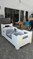 White Toddler/Kids Bed (3x6) - Brand New - 1