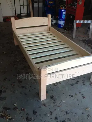 3x6 Natural Wood Bed Frame