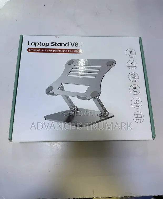 Laptop Stand V8.1 Silver - 1