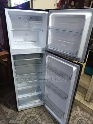 Mika 2-Door Fridge Freezer, 247L, No Frost, Inox Dark Matt