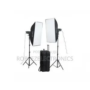 Visico VE400 Plus Studio Strobe Kit na Softbox & Stands