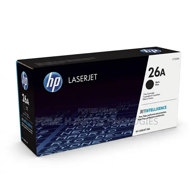HP 26A Black Toner Cartridge (CF226A) - 1