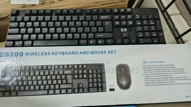 HP CS200 Wireless Keyboard and Mouse Set - 1