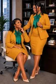 Women's 2-Piece Dress and Coat Set - 4