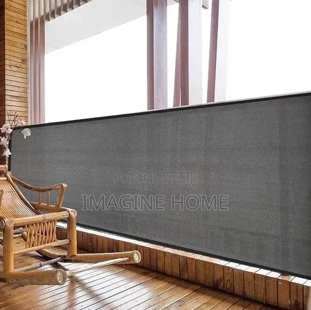 Grey Balcony Shield - Brand New - 1