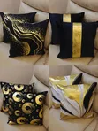 Designer Throw Pillow Covers - Set of 2 - 3