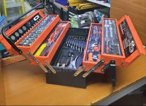 85-Piece Professional Metallic Tool Box Set